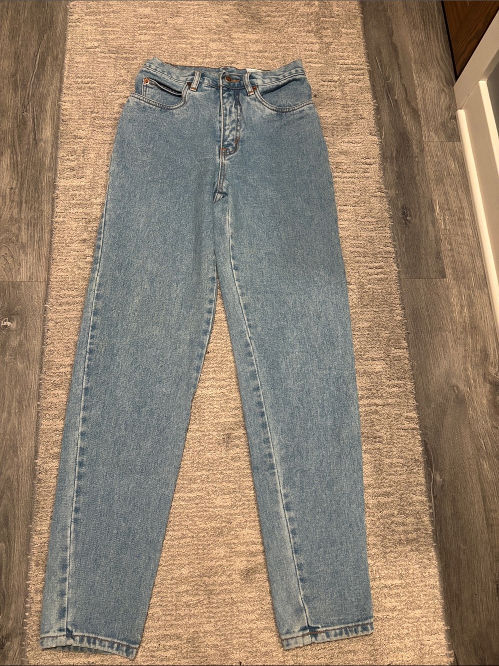 Rio vintage High-Waist Women's Jeans - Light Blue size 7 - Picture 2 of 6